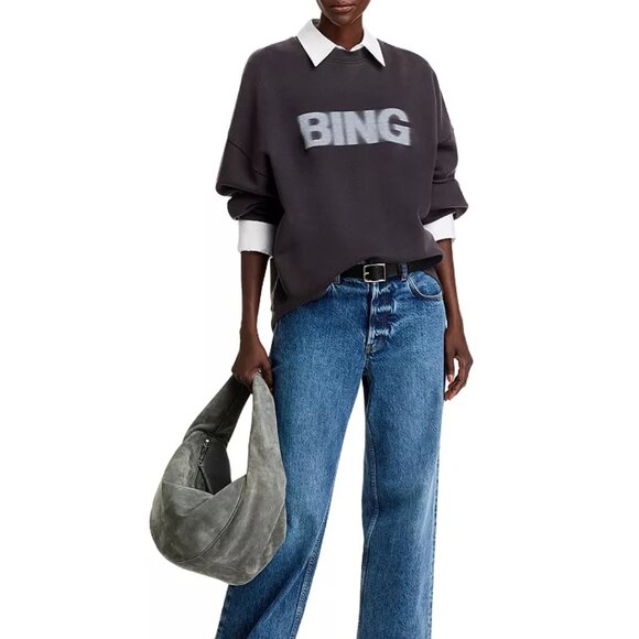 Anine Bing Miles Sweatshirt Blur - Picture 5 of 8